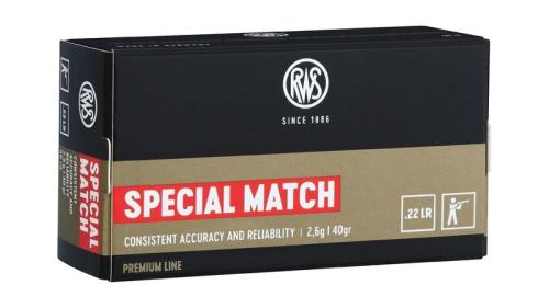 RWS 22LR SPECIAL MATCH LRN 40GR (500 BRICK)