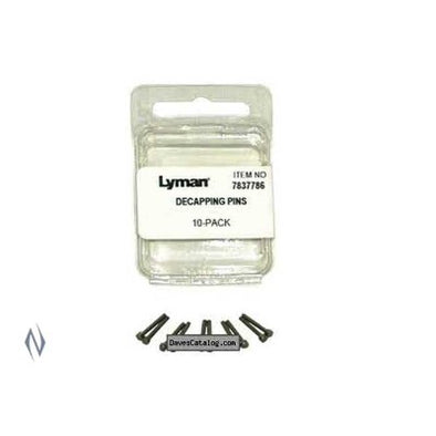 LYMAN DECAPING PINS 10 PACK