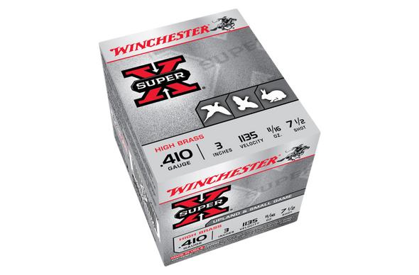 WINCHESTER 410G (NO. 7 1/2) 3" SUPER X HIGH BRASS