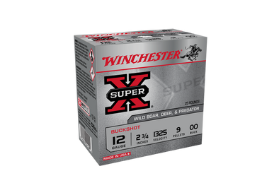 WINCHESTER 12G (00) SUPER X BUCKSHOT (25PK)