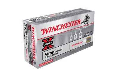 WINCHESTER 9MM LUGER WIN-CLEAN 124GR BEB (50PK)