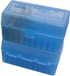 MTM 50RD AMMO BOX RIFLE SML 223 [CLR:BLUE]