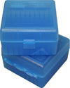 MTM 100RD AMMO BOX DELUXE RIFLE MED 308 [CLR:BLUE]