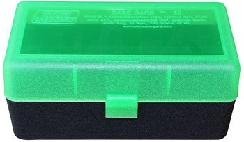 MTM 50RD AMMO BOX RIFLE WSM [CLR:GREEN / BLACK]