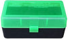 MTM 50RD AMMO BOX RIFLE WSM [CLR:GREEN / BLACK]