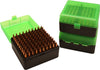 MTM 100RD AMMO BOX RIFLE MED 308 [CLR:GREEN / BLACK]