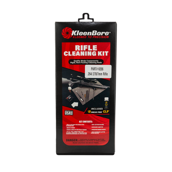 KLEENBORE RIFLE CLEANING KIT [CAL:264 / 270 / 7MM CAL]