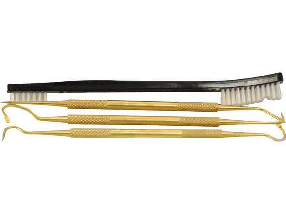 HOPPES GUN CLEANING PICK SET - BRASS