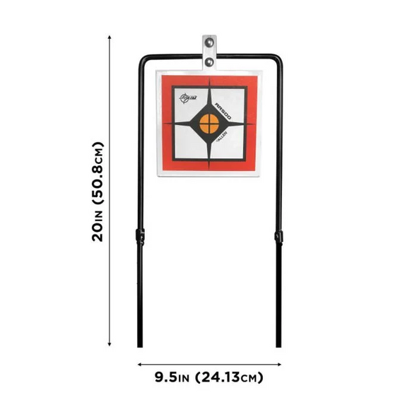 ALLEN EZ AIM HARDROCK AR500 7'' SQUARE TARGET WITH STAND