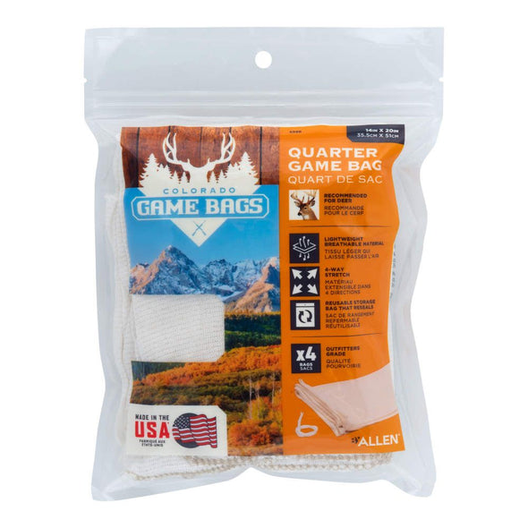 ALLEN COLORADO DEER QUARTER BAG 14"X20" 4 PACK