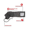 ALLEN STRETCH KNIT HANDGUN SOCK 14" GREY