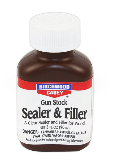 BIRCHWOOD CASEY GUN STOCK CLEAR SEALER / FILLER 3OZ