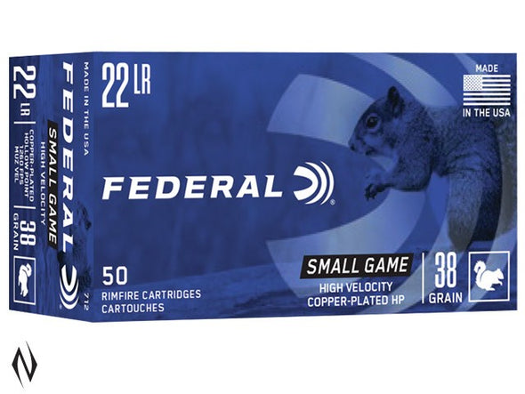 FEDERAL 22LR 38GR HP HV GAME-SHOK 1260FPS (500PK)