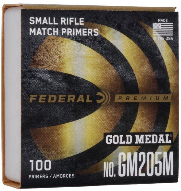 FEDERAL PRIMER GM205M GOLD MEDAL SMALL RIFLE (1000PK)