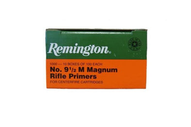 REMINGTON NO. 9 1/2 M MAGNUM RIFLE PRIMERS (1000PK)