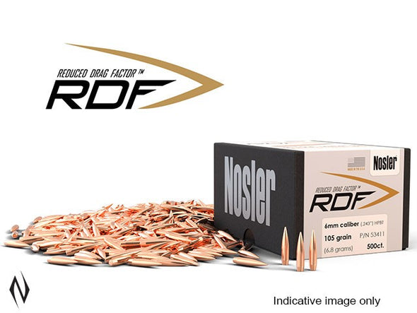 NOSLER RDF 243 115GR HPBT 500PK