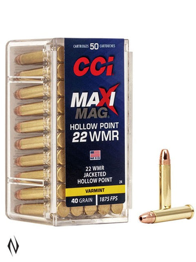 CCI 22 WMR MAXI MAG 40GR HP (50PK)
