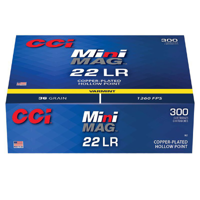 CCI 22LR MINI MAG 36GR HV HP 1260FPS (300PK)