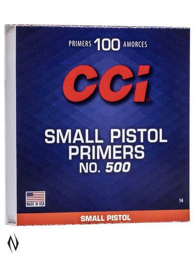 CCI PRIMER 500 SMALL PISTOL (1000PK)