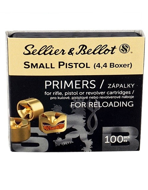 SELLIER & BELLOT 4.4 SP SMALL PISTOL BOXER PRIMERS / 0.40 (1000PK)