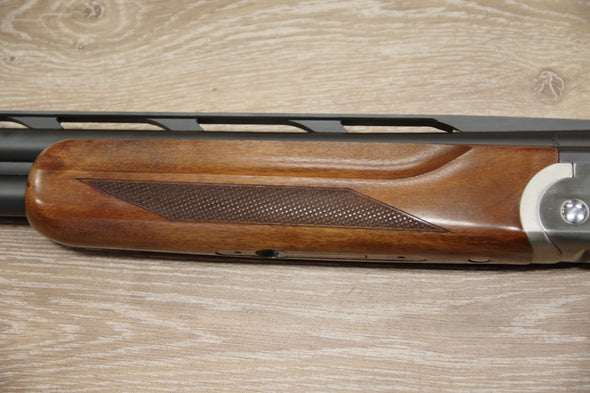S/H AKKAR CHURCHILL TRAP O/U ADJUSTABLE STOCK SHOTGUN 12G (FK064)