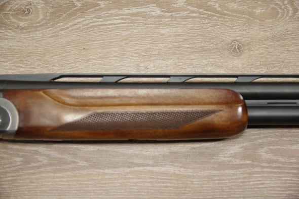 S/H AKKAR CHURCHILL TRAP O/U ADJUSTABLE STOCK SHOTGUN 12G (FK064)