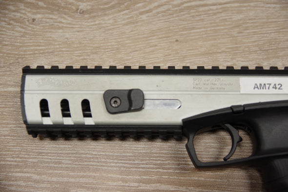 S/H WALTHER SP22 SEMI AUTO PISTOL 22LR (AM742) (INOPERABLE)
