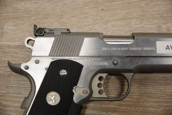 S/H COLT 1911 GOLD CUP TROPHY SEMI AUTO PISTOL 45 ACP (AV545)