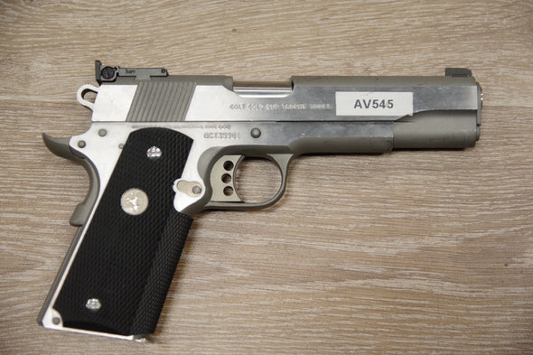 S/H COLT 1911 GOLD CUP TROPHY SEMI AUTO PISTOL 45 ACP (AV545)