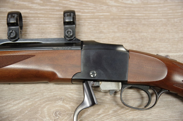 S/H RUGER NO:1-H SINGLE SHOT RIFLE 450-400 NE (FF895)