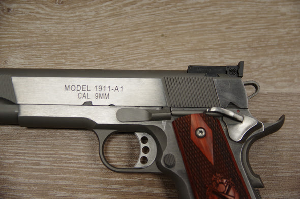 S/H SPRINGFIELD 1911-A1 SEMI AUTO PISTOL 9MM (ET868)