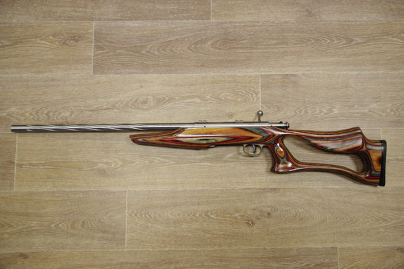 S/H SAVAGE MKII JACARANDA BOLT ACTION RIFLE .22LR (FD222)