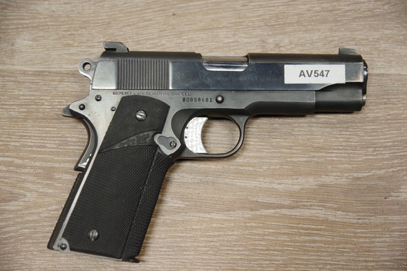S/H COLT 1911 COMBAT COMMANDER SEMI AUTO PISTOL 45ACP (AV547)