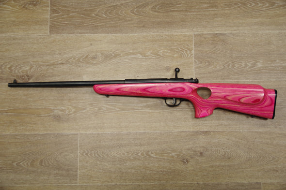 S/H SAVAGE CUB PINK BOLT ACTION RIFLE 22LR (FG217)