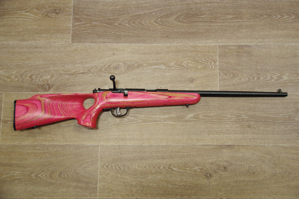 S/H SAVAGE CUB PINK BOLT ACTION RIFLE 22LR (FG217)