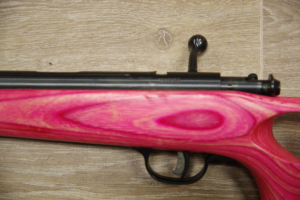 S/H SAVAGE CUB PINK BOLT ACTION RIFLE 22LR (FG217)