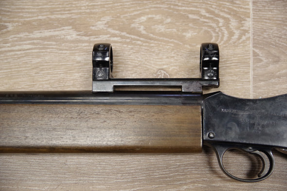 S/H SPORTCO MARTINI SINGLE SHOT RIFLE 222 RIMMED (FM217)