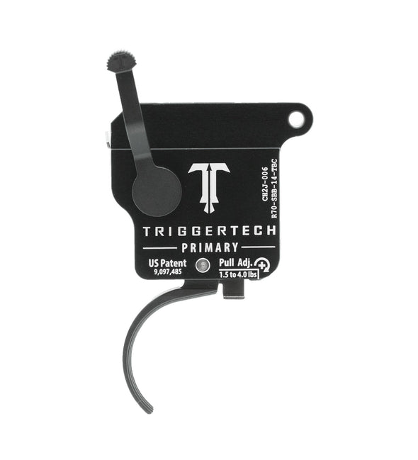 TRIGGERTECH PRIMARY SINGLE STAGE [TYPE:REM 700 SHP:CURVED SHOE, BLACK]