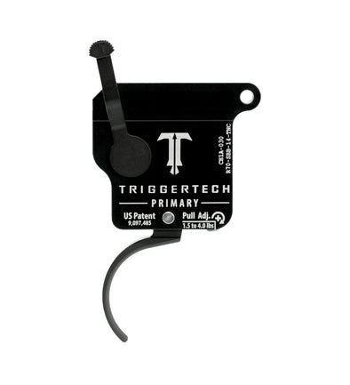 TRIGGERTECH PRIMARY SINGLE STAGE [TYPE:REM 700 CLONE SHP:CURVED SHOE, BLACK]