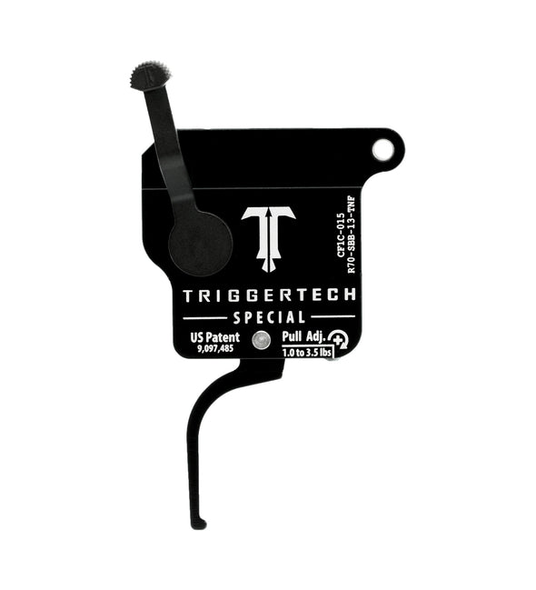 TRIGGERTECH SPECIAL SINGLE STAGE [TYPE:REM 700 CLONE SHP:FLAT SHOE, BLACK]