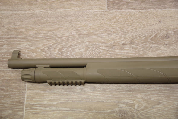 S/H DICKINSON T1000 FDE L/H STRAIGHT PULL SHOTGUN 12G (FP260)