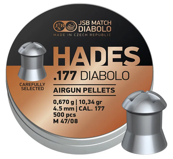 JSB HADES 177 PELLETS 10.33GR (500PK)