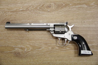 S/H RUGER NEW MODEL SINGLE SIX REVOLVER PISTOL .22 WMR (FG413) 