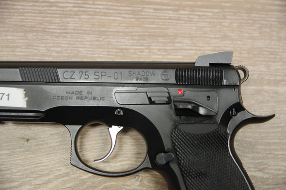 S/H CZ 75 SP-01 SHADOW SEMI AUTO PISTOL 9MM (FF271)