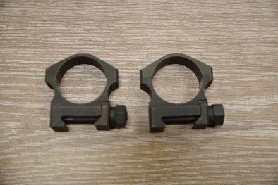 S/H NIGHTFORCE PICCATINNY STEEL 30mm LOW RINGS (.885)