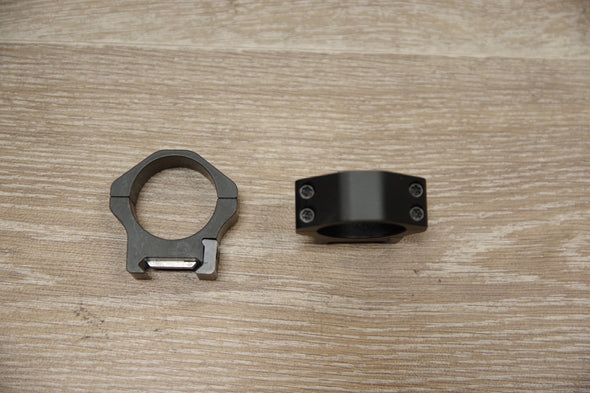 S/H WARNE LOW 30MM RINGS TO SUIT WEAVER / PICATINNY BASE