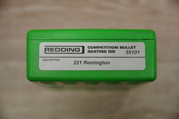 S/H REDDING COMPETITION BULLET SEATING DIE 221 REMINGTON FIREBALL