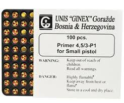 GINEX SMALL PISTOL PRIMER (1000PK)