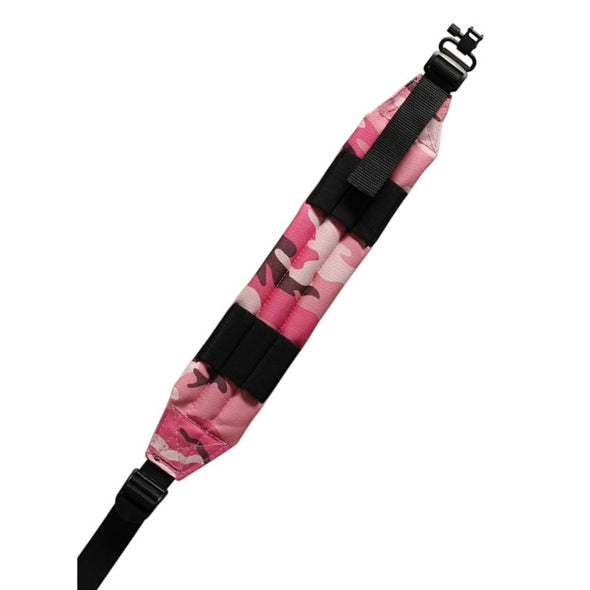 PRO TACTICAL GUN GIRLS SLING AMMO LOOP PINK CAMO W/SWIVELS