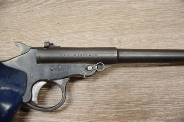 S/H WEBLEY & SCOTT TARGET PISTOL SINGLE SHOT 22LR (FN261)